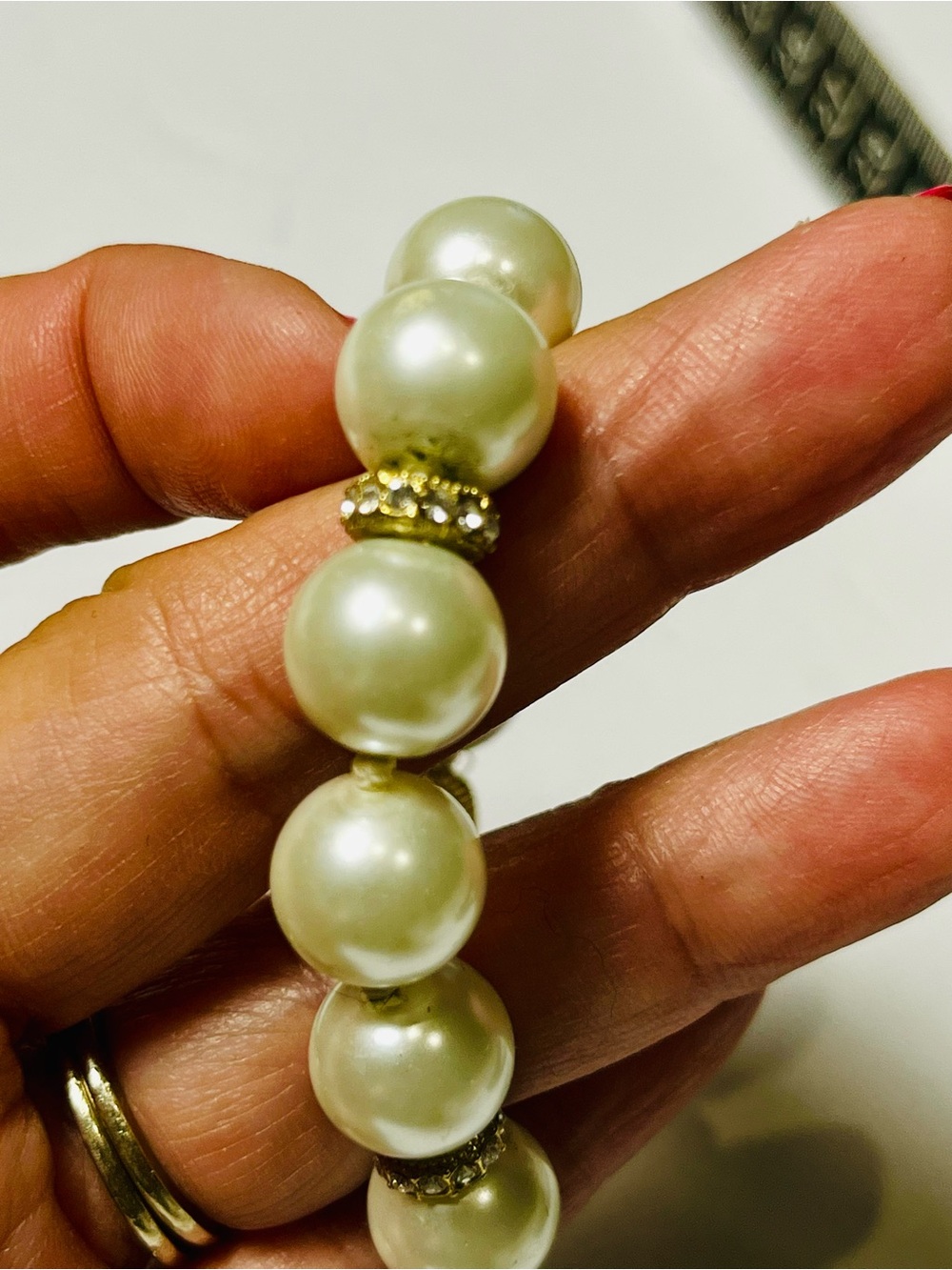 Gold & Pearl Charm Bracelet with Coin Medallions - Picture 5 of 5